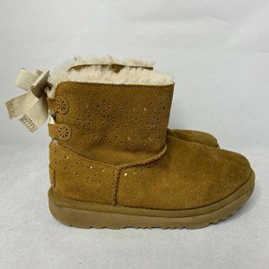 UGG Girls 1019819K Brown Winter Boots Suede
